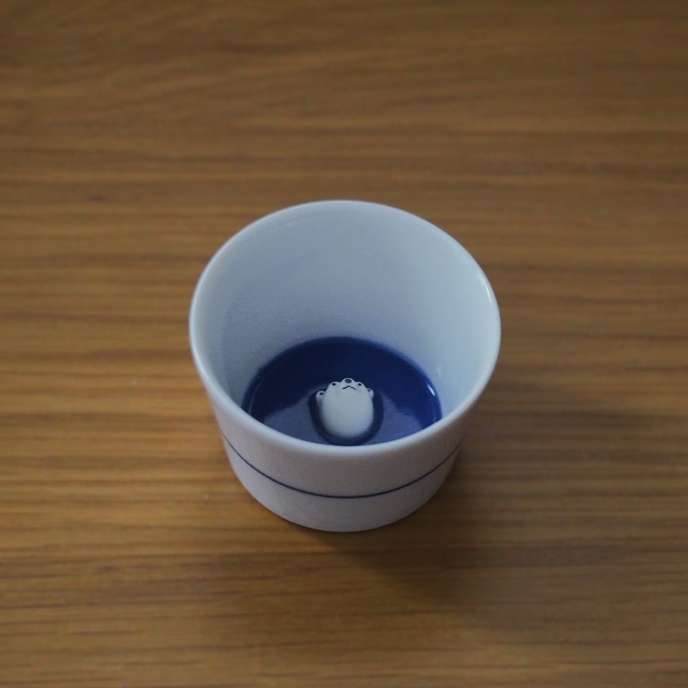 シロクマお猪口 No.3 ※箱なし | 楽土 Online shop