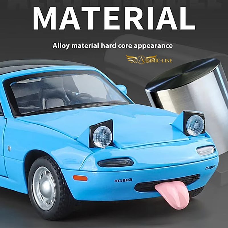 ユーノスロードスター、ミニカー＆ピンバッジ3点セット ユーノスロードスター、ミニカー＆ピンバッジ3点セット ユーノス