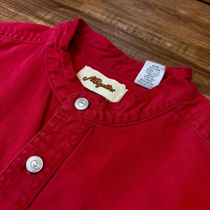 ナスングワム【Nasngwam】Indian motif Denim Shirt　Lサイズ