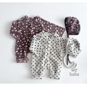 韓国子供服 / 26winter / my bebe / プードルスーツ(ボンネットセット) / ベビー / 冬服 *S~M*