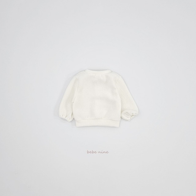 [bebenine] knit ribbon cardigan