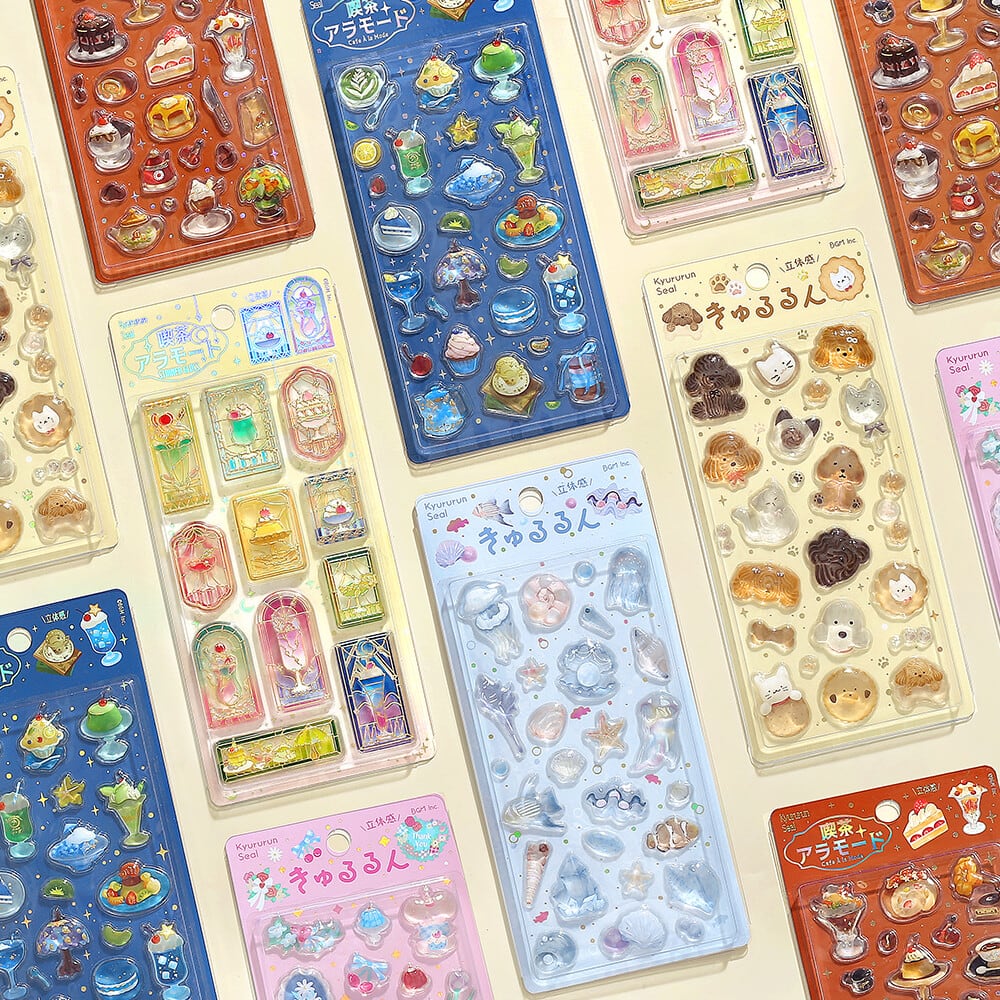 きゅるるんシール 喫茶アラモード ブリュレ ※購入制限あり※ | てんくーどう