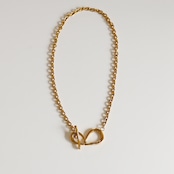 stainless loop necklace