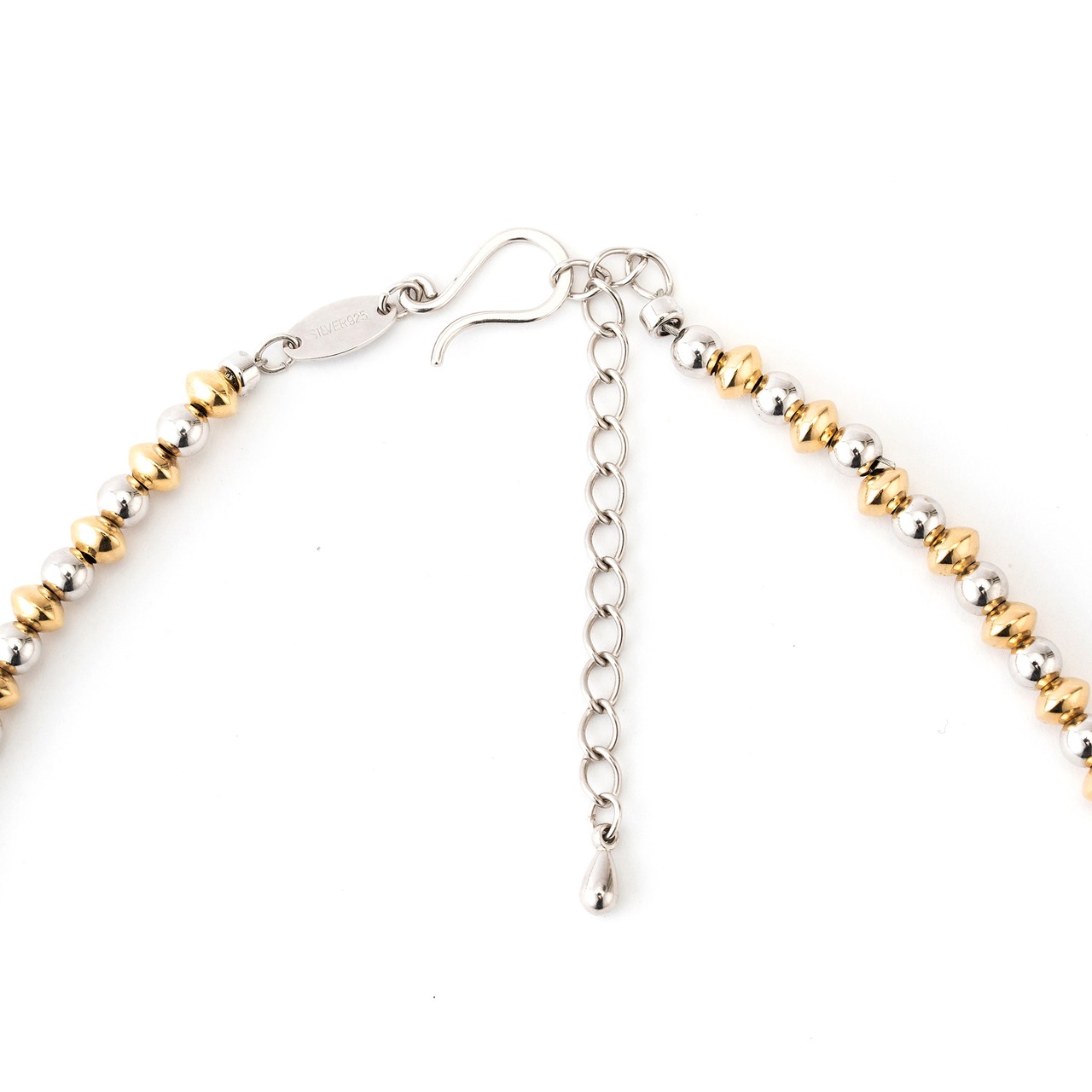 silver necklace  CMN5 コンビネックレス45cm50cm60cm80cm