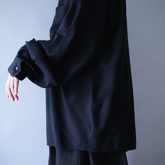 "刺繍" multi color art design fry-front minimal mode shirt