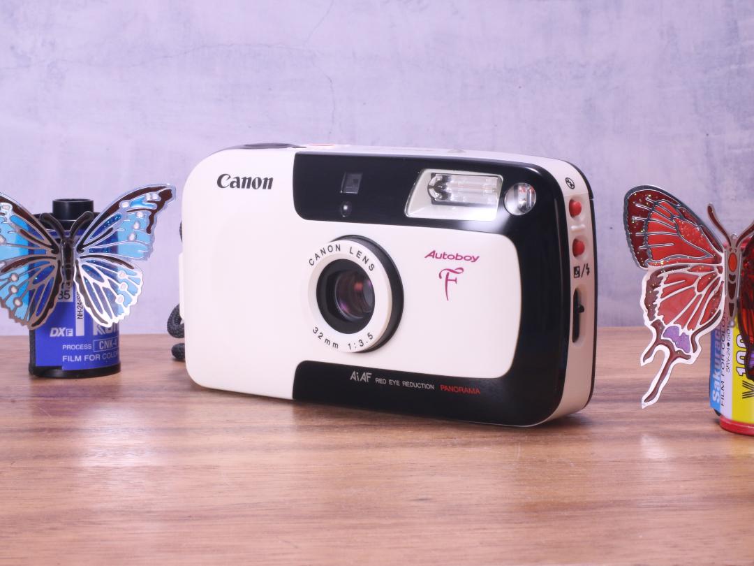 希少⭐︎動作確認済　Canon Autoboy F パンダカラー オートボーイ 綺麗♪ Canon Autoboy F キャノン オートボーイ パンダカラー