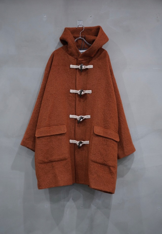 BASIS BROEK  wool duffle coat  orange
