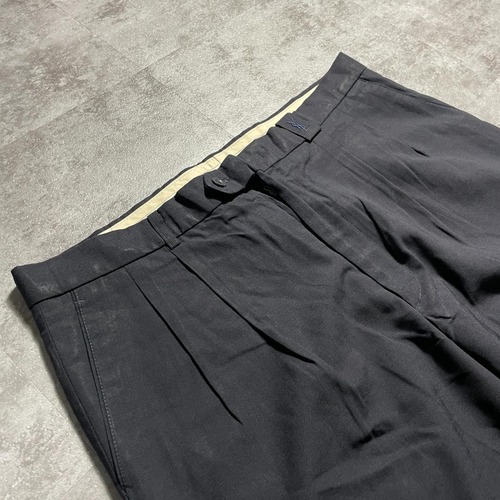 00s Yves Saint Laurent black slacks 詳細写真4