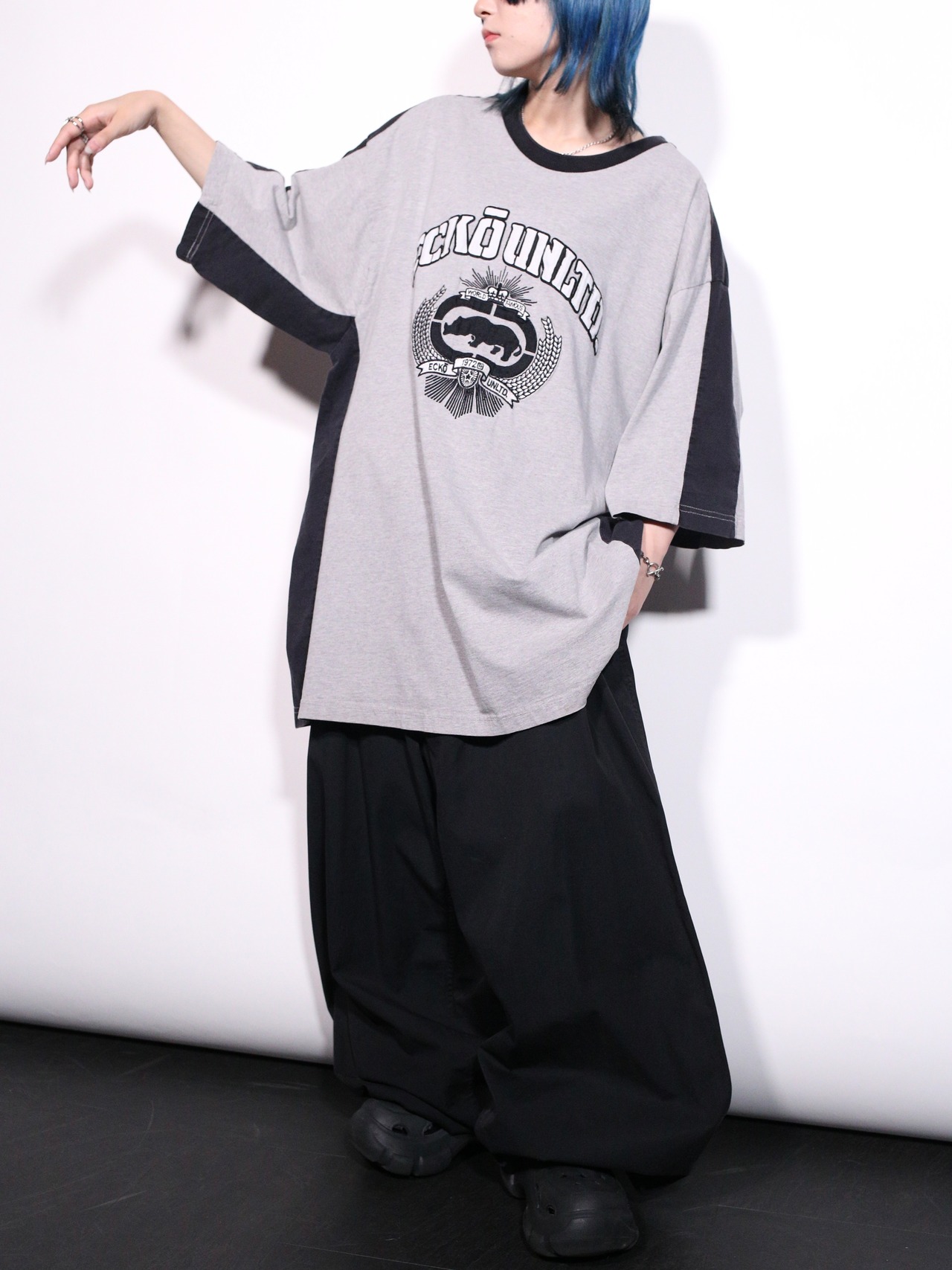“ECKŌ UNLTD.” XXXL oversized raglan T-shirt - 1
