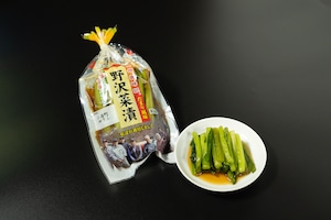 本醸造醤油　野沢菜漬