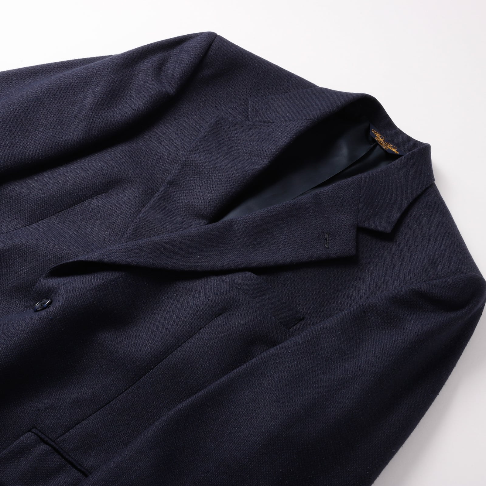 極美品】BROOKS BROTHERS special silk wool linen Jacket navy blazer