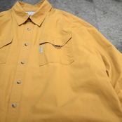 Columbia gimmick mustard shirt