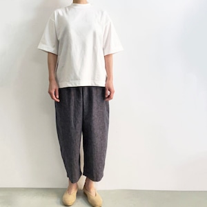 sasanqua by trees サザンカバイツリー　BELGIUM  LINEN  RADISH  PANTS ベルギーリネンラディッシュパンツ　　-STONE GRAY-