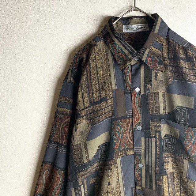 ~"long sleeve shirt" paisley pattern~