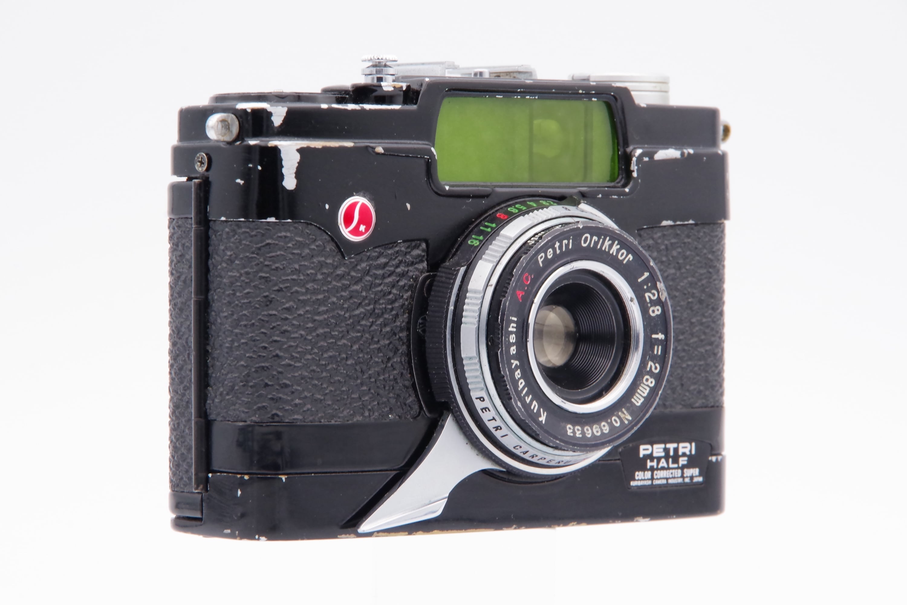 PETRI HALF 後塗りブラック/ 28mm F2.8 PETRI ペトリ | 近江寫眞機店