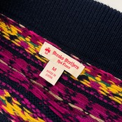 Brooks Brothers ブルックスブラザーズ フェアアイル ウールニット ミニ タイト スカート サイズ M /レディース