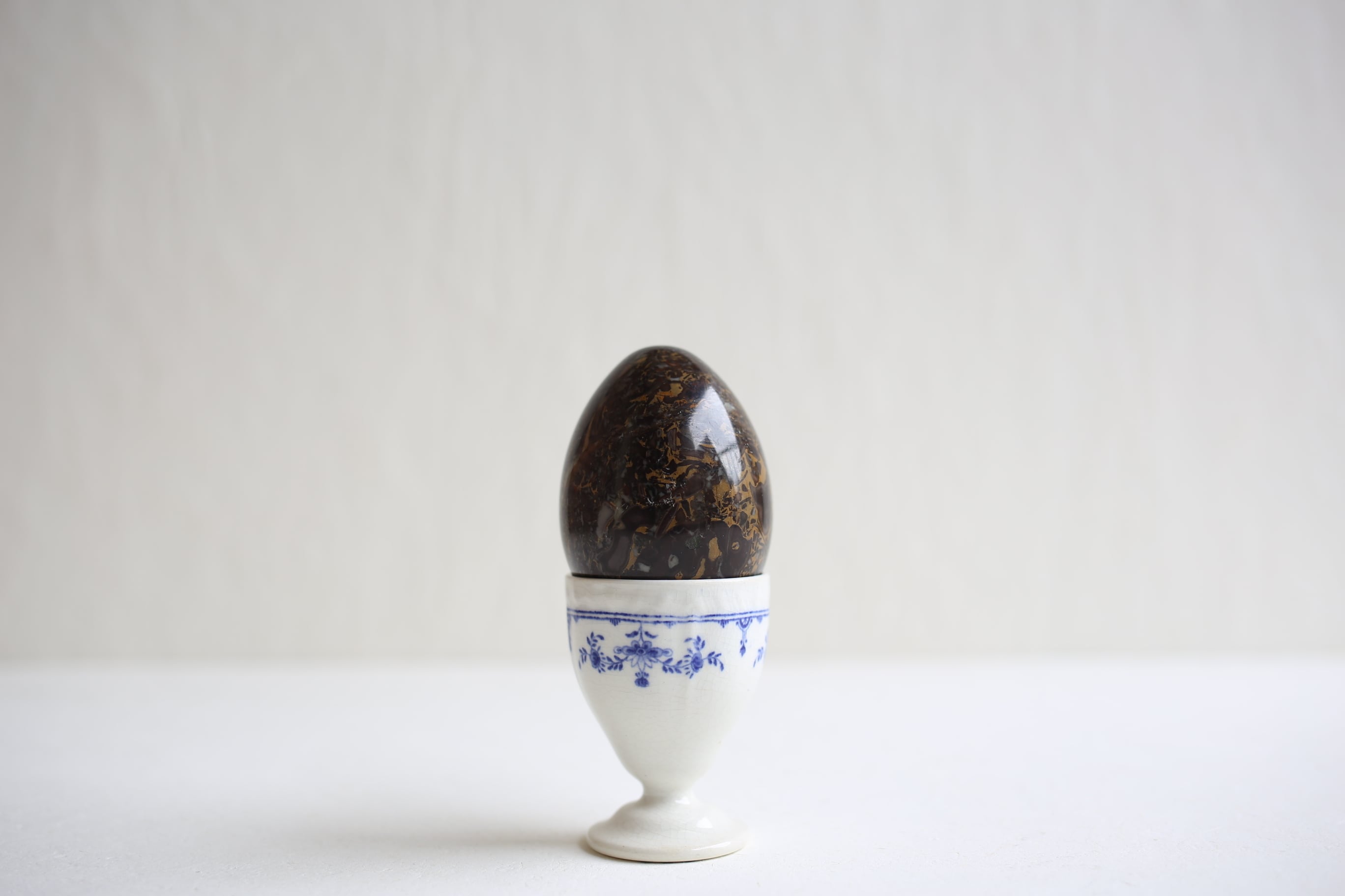 フランス アンティーク 『イギリス MINTON社』Coquetier エッグスタンド N-04662