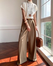 Plain highneck shortsleeve Sweater　T20097