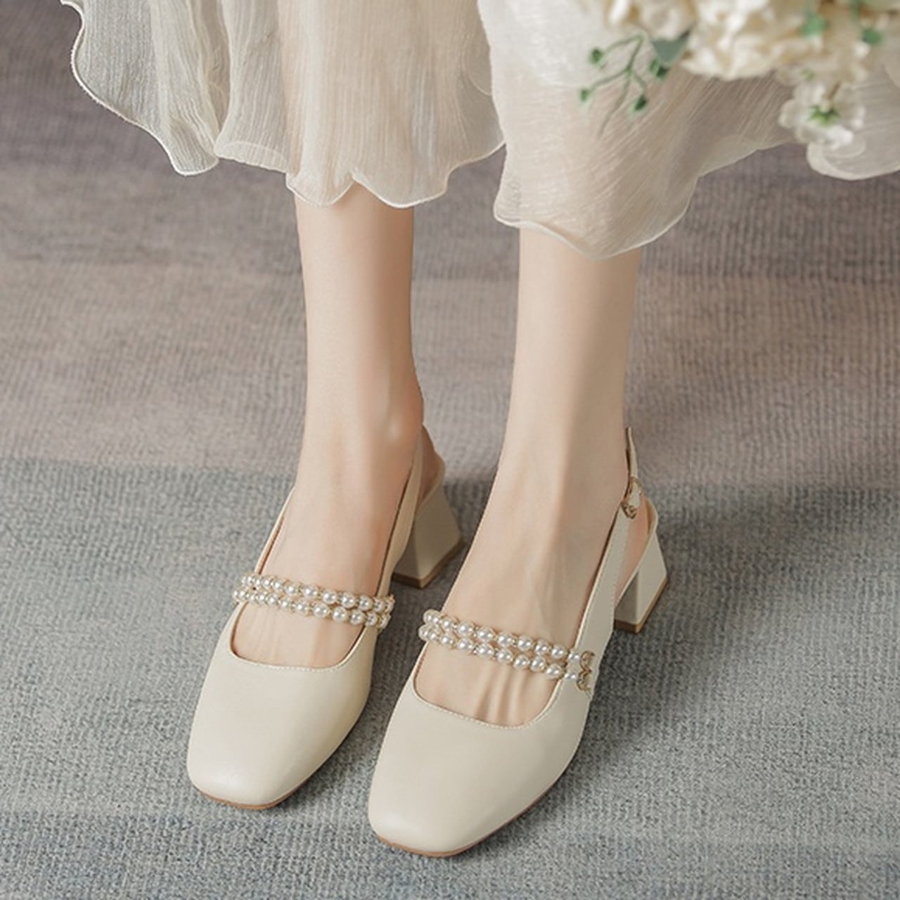 美品✴︎7(24cm)ドゥーズィエムクラス・レイチェルゾーチェーン付バレエシューズ シューズ | Melffy
