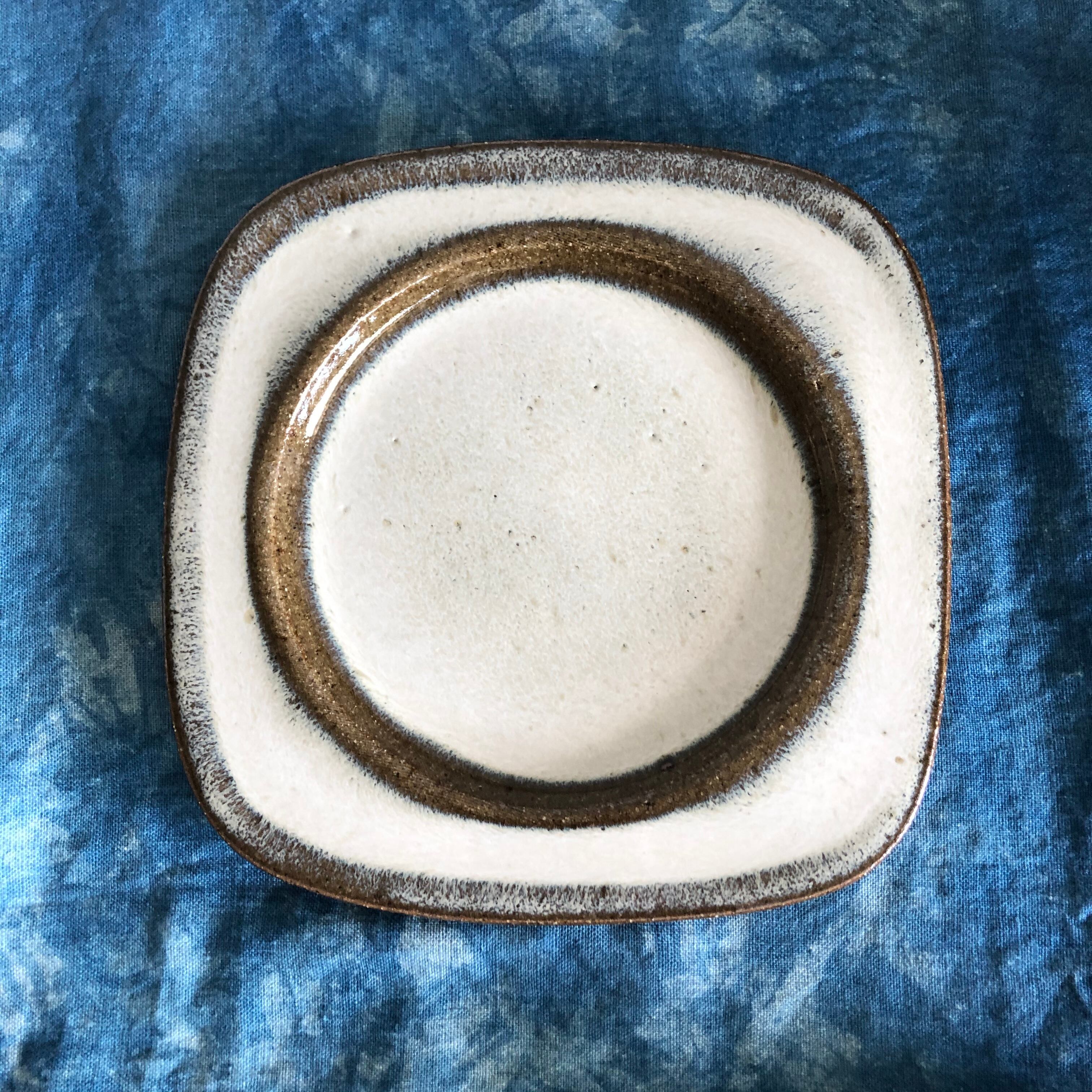 小代瑞穂窯 丸角皿