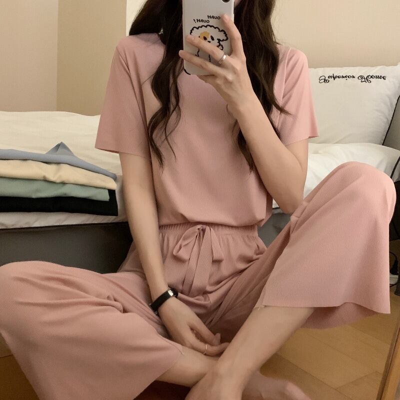 サマーカラーパンツ カジュアル 夏物 シルク ピュア YY-ファッション88849227760