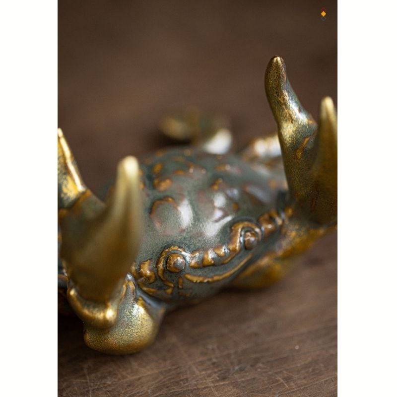 カニ 蟹 風水 置物 風水置物 吉祥 縁起物 招財 開運 財運 金運 商売