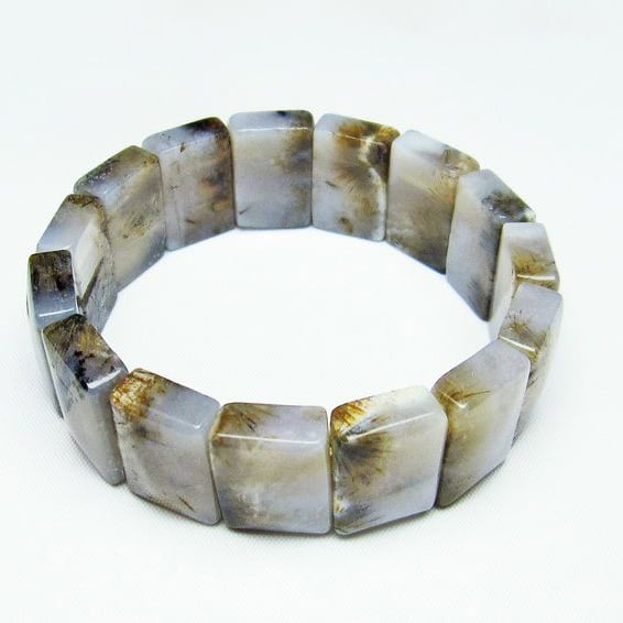 ルチルインアゲート バングル  111-23631