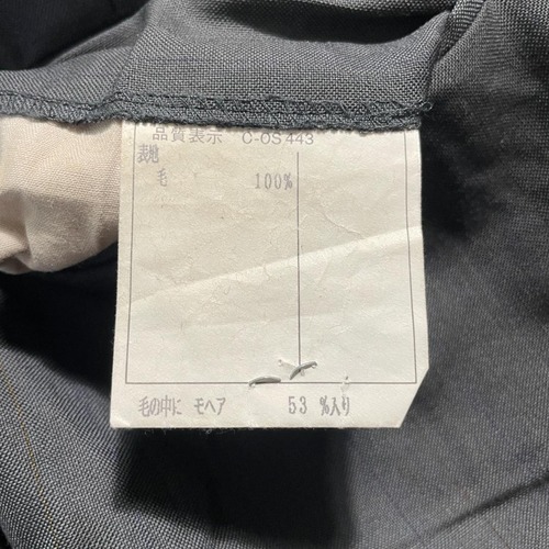 90s BALENCIAGA archive gray slacks w32 詳細写真4