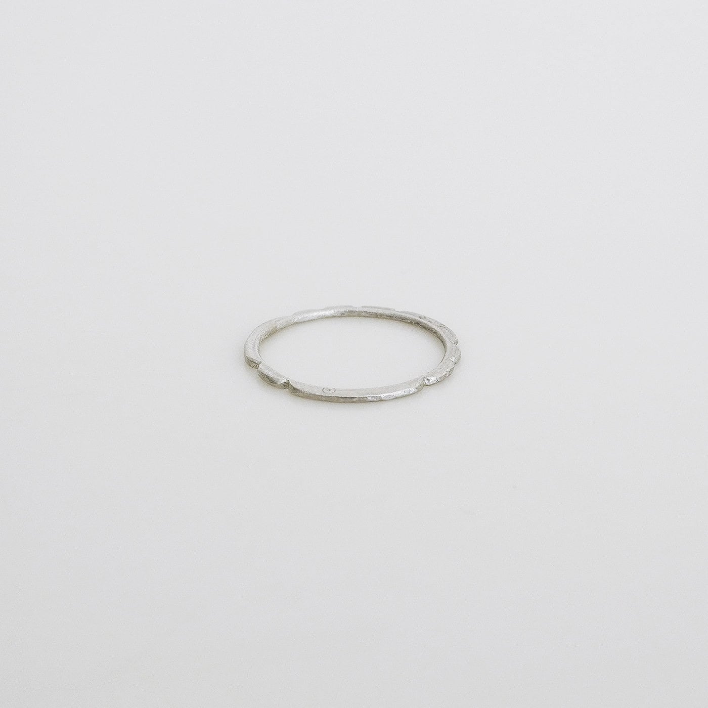 凹 ring / silver950