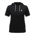 WOMEN HOODIE POINT SWEARTER