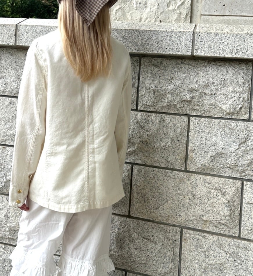 AURALEE  [WOOL COTTON LINEN OX WORK JACKET]