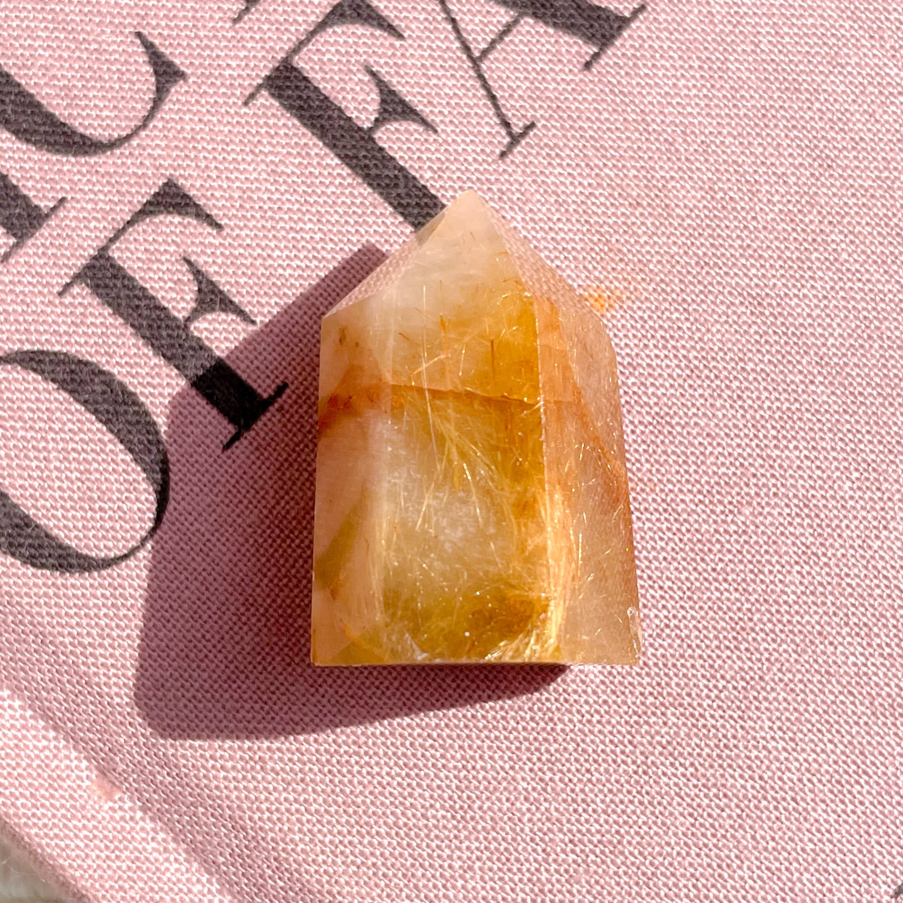 MINI Rutilated Quartz Point 4 ✧ ルチルクォーツ