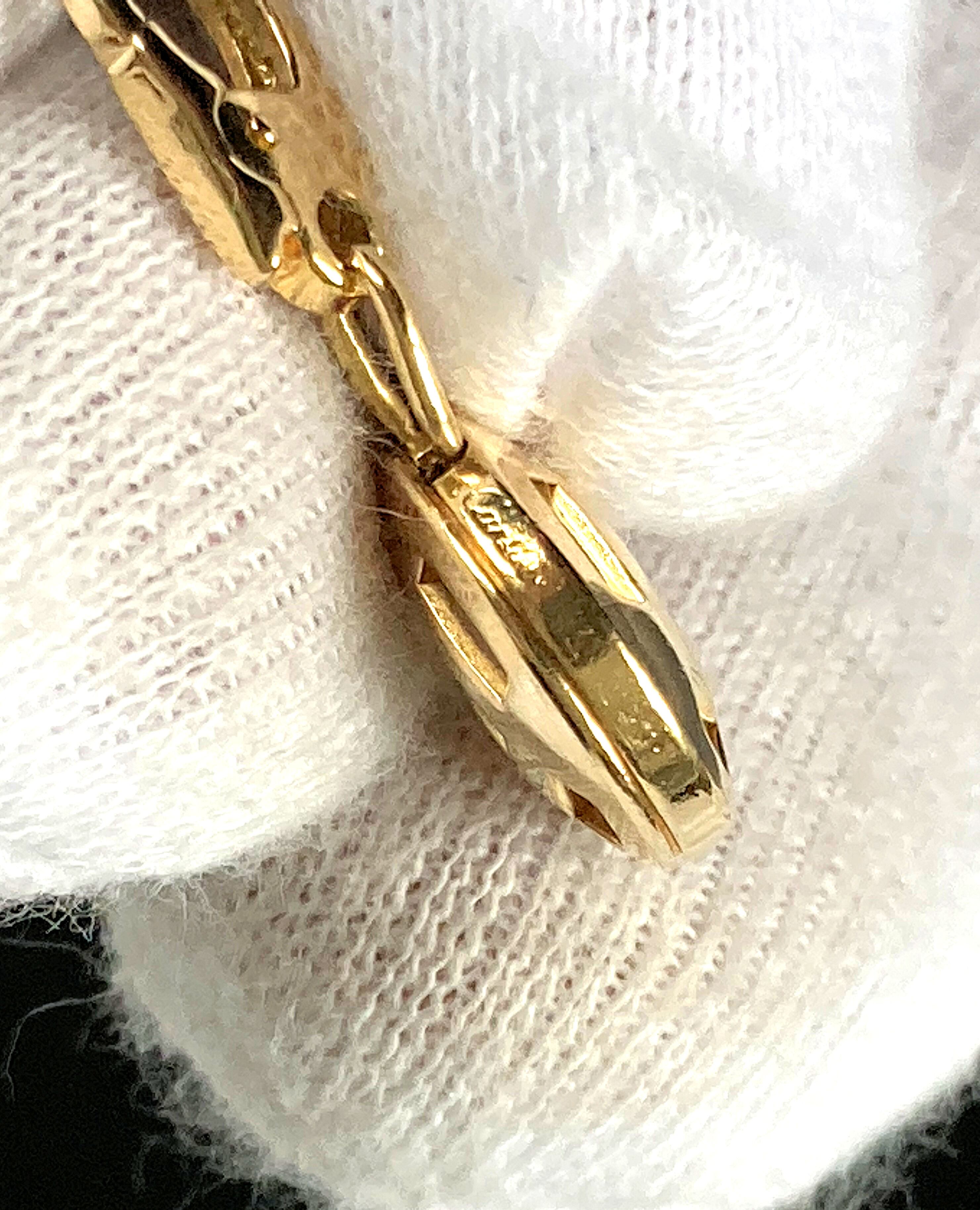 カルティエグリッドチャームゴールド