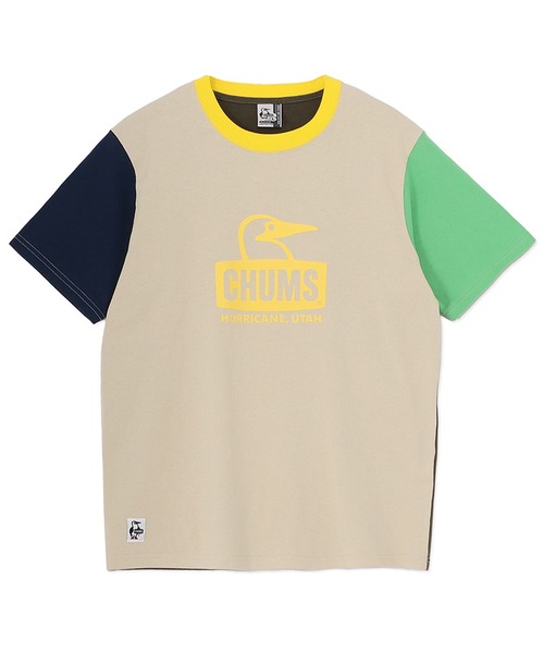 CHUMS チャムス ブービーフェイスTシャツ レディース メンズ 半袖Tシャツ コットン100％ ロゴTシャツ カットソー ユニセックス 春夏 CH01-2736 CH11-2736