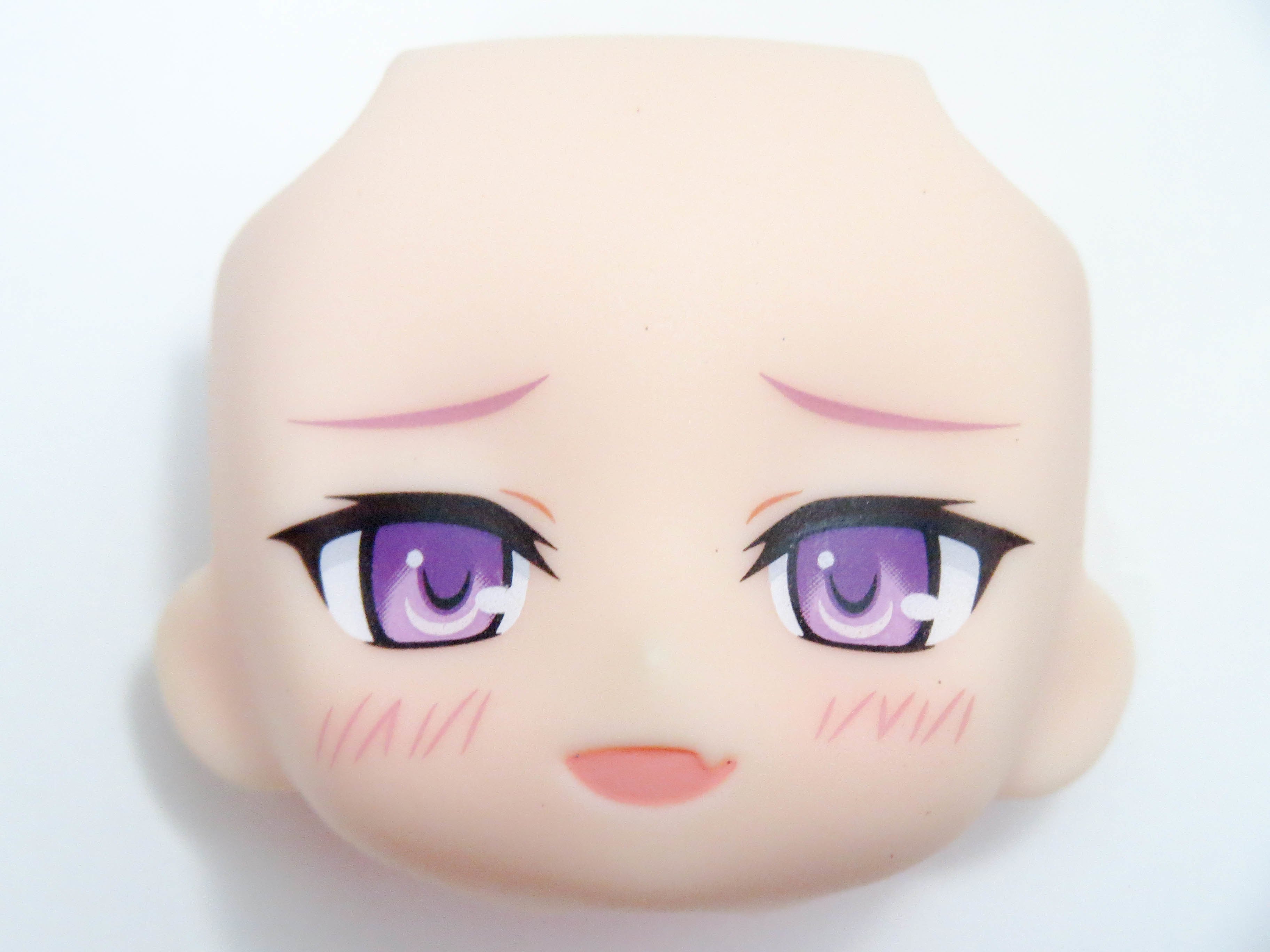 再入荷【884】 “黒"のライダー 顔パーツ テレ顔 ねんどろいど