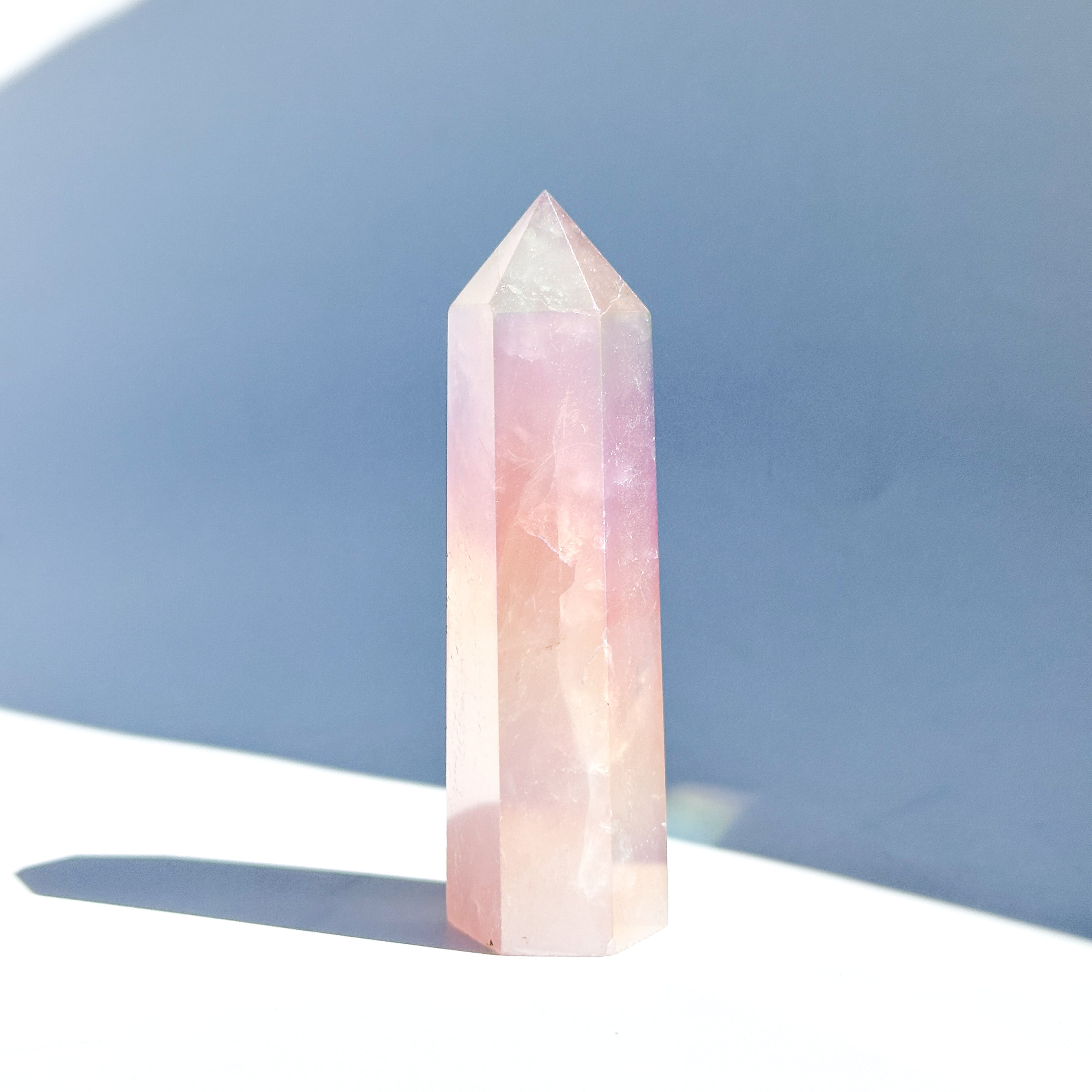 エンジェルオーラローズクォーツ タワー41✧ Angel Aura Rose Quartz