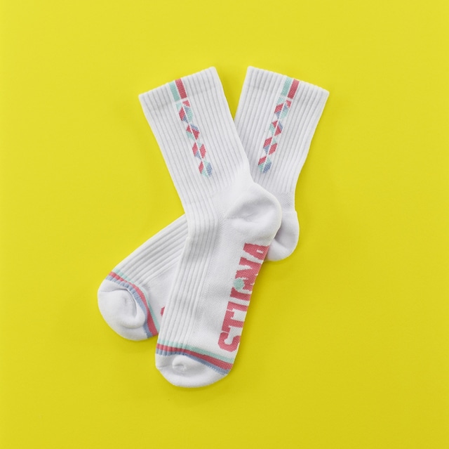 HEX SOCKS : White＊Cherry