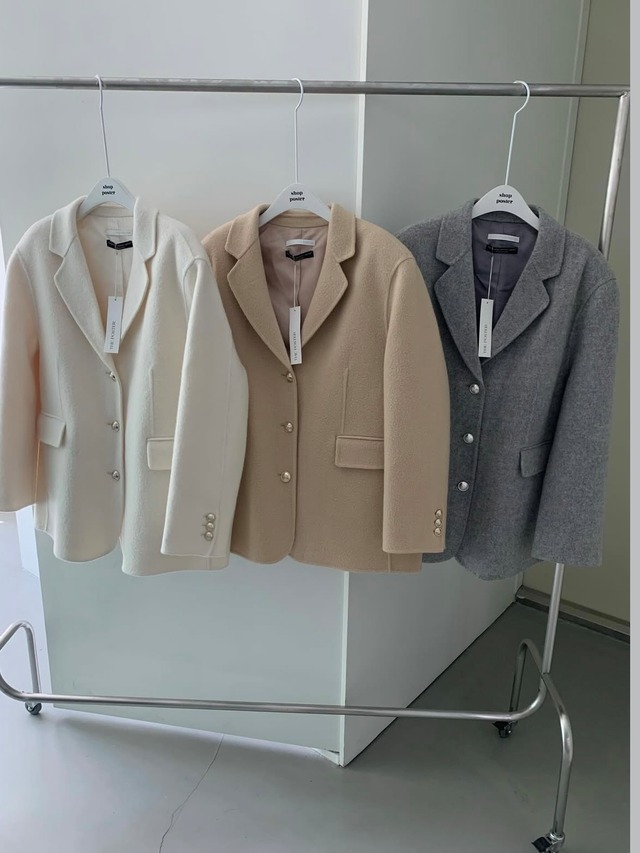 (予約) pretty young thing / Durban half handmade half jacket 3color