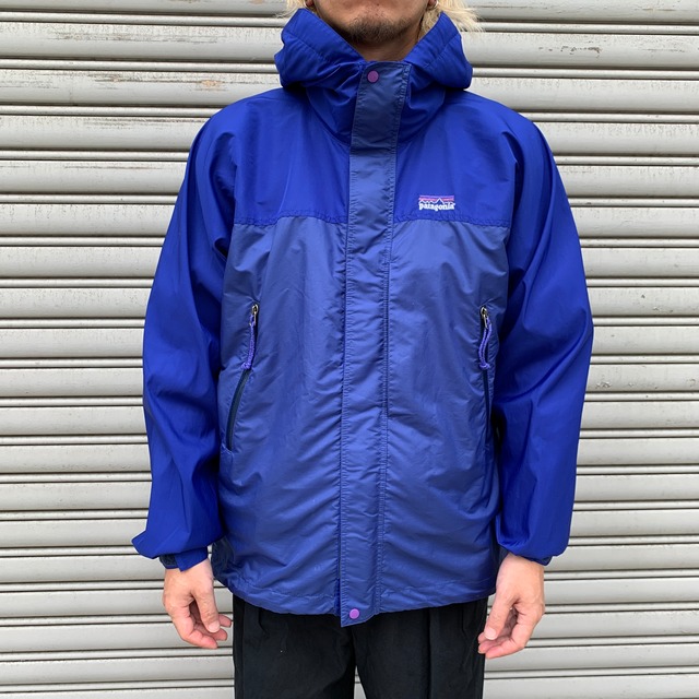 00s patagonia エッセンシャルジャケット マウンテンパーカー S 青