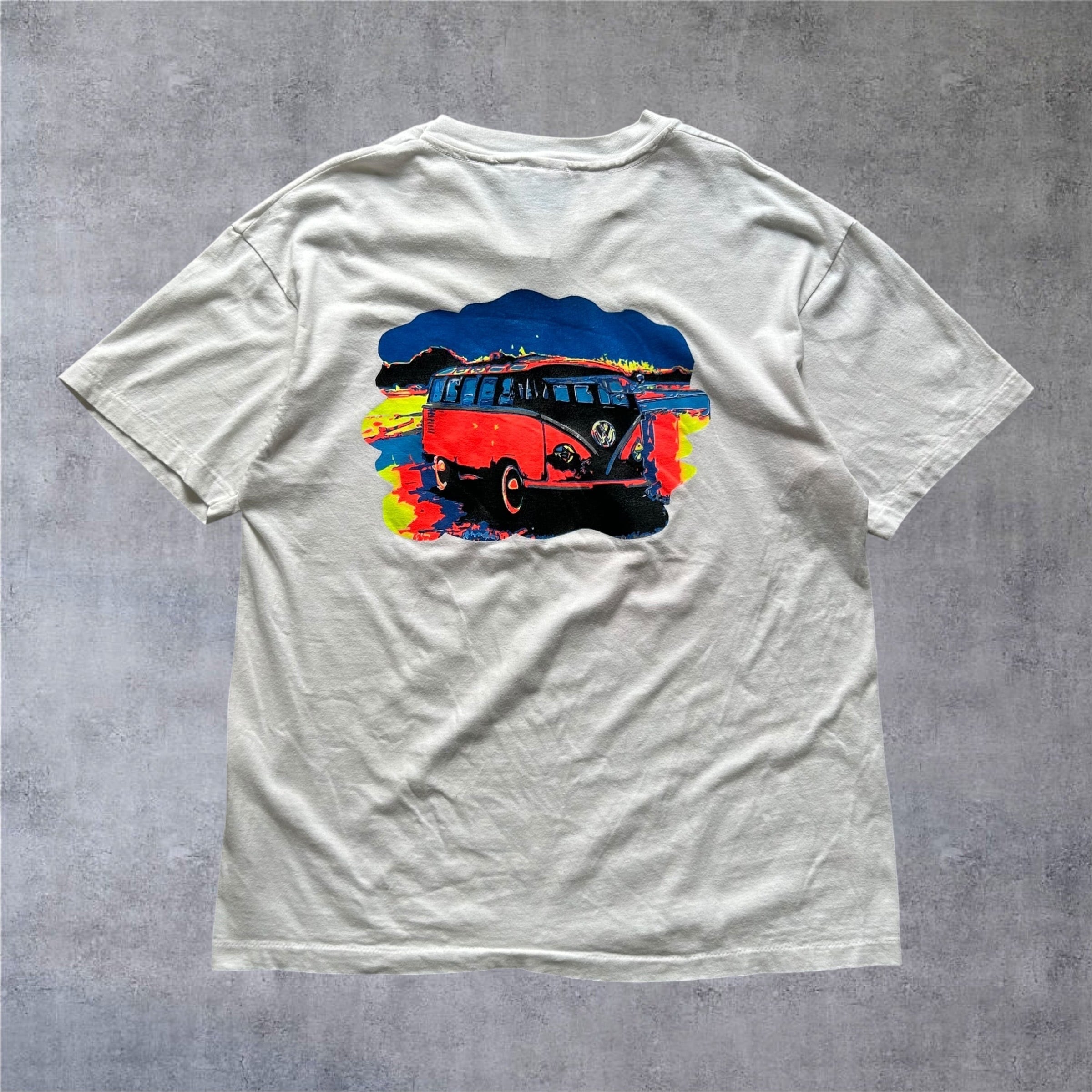 1990s Volkswagen "Wagen Bus Graphic" T-shirt【高円寺店】