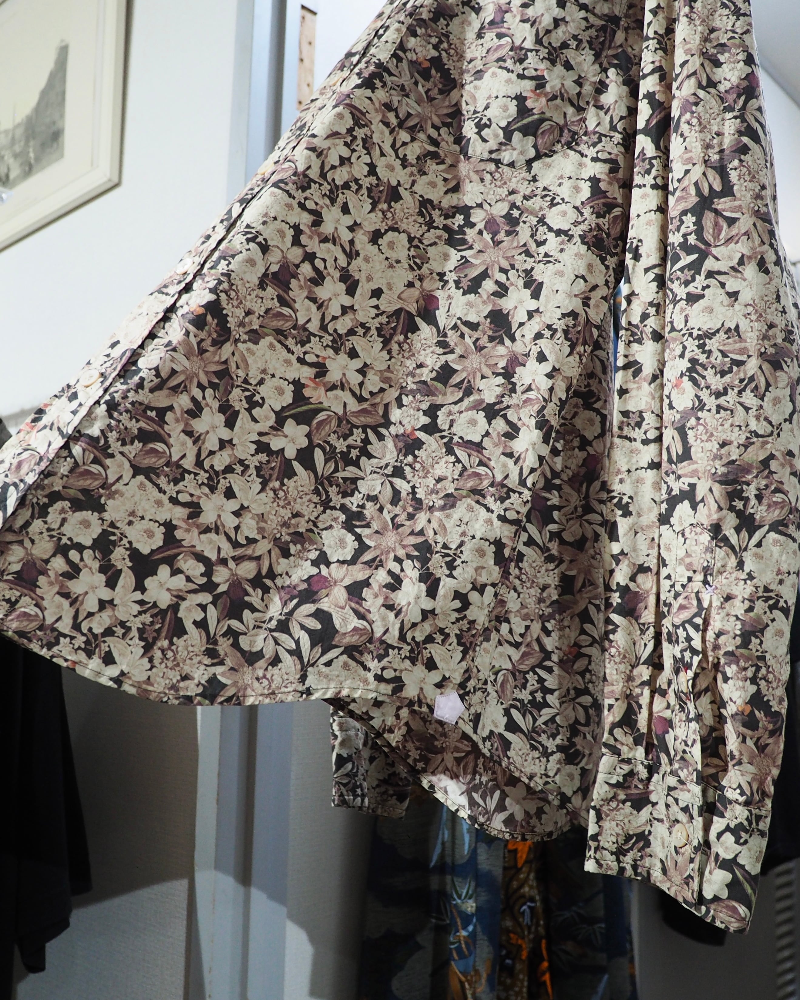 ” Paul Smith collection ” Beautiful Flower all Over printed Dress shirt
