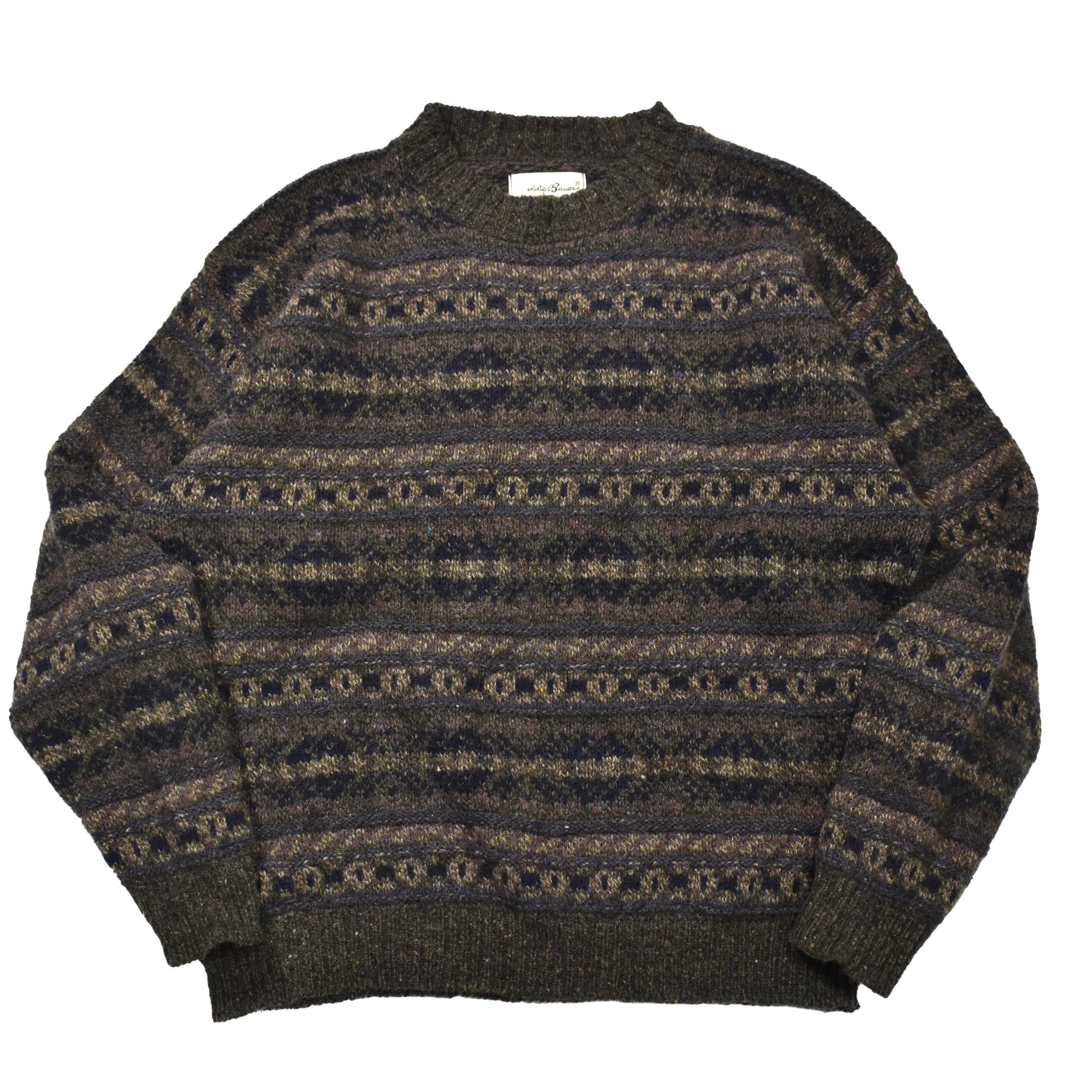 90s vintage ノルウェー製 L.L.Bean バーズアイニット 赤 | Pay ID