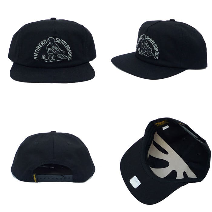 ANTIHERO アンチヒーロー キャップ CAP CLUBHOUSE BLACK TAN 帽子