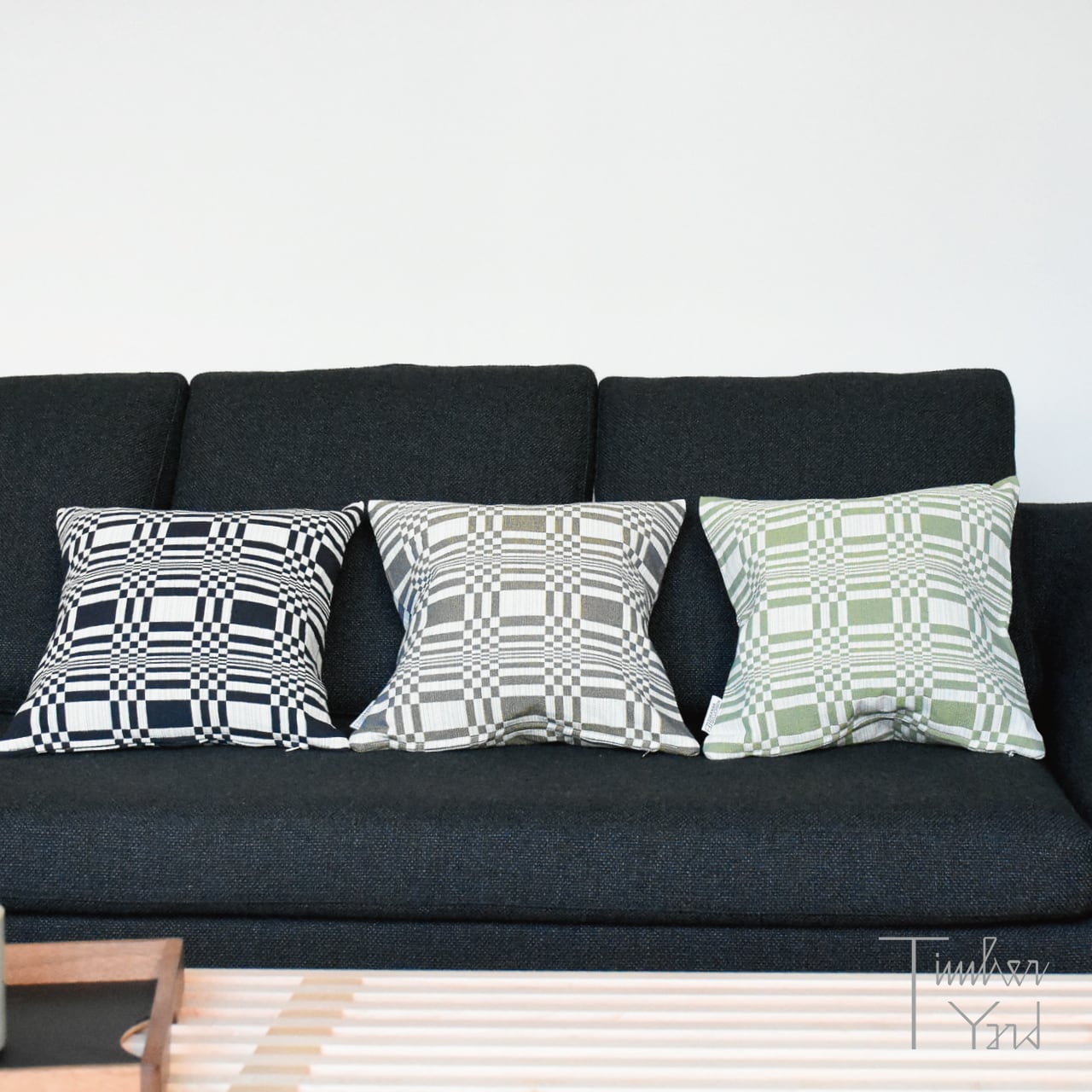 Zipped Cushion Cover Doris / 40×40cm / ドリス / ファスナー付き