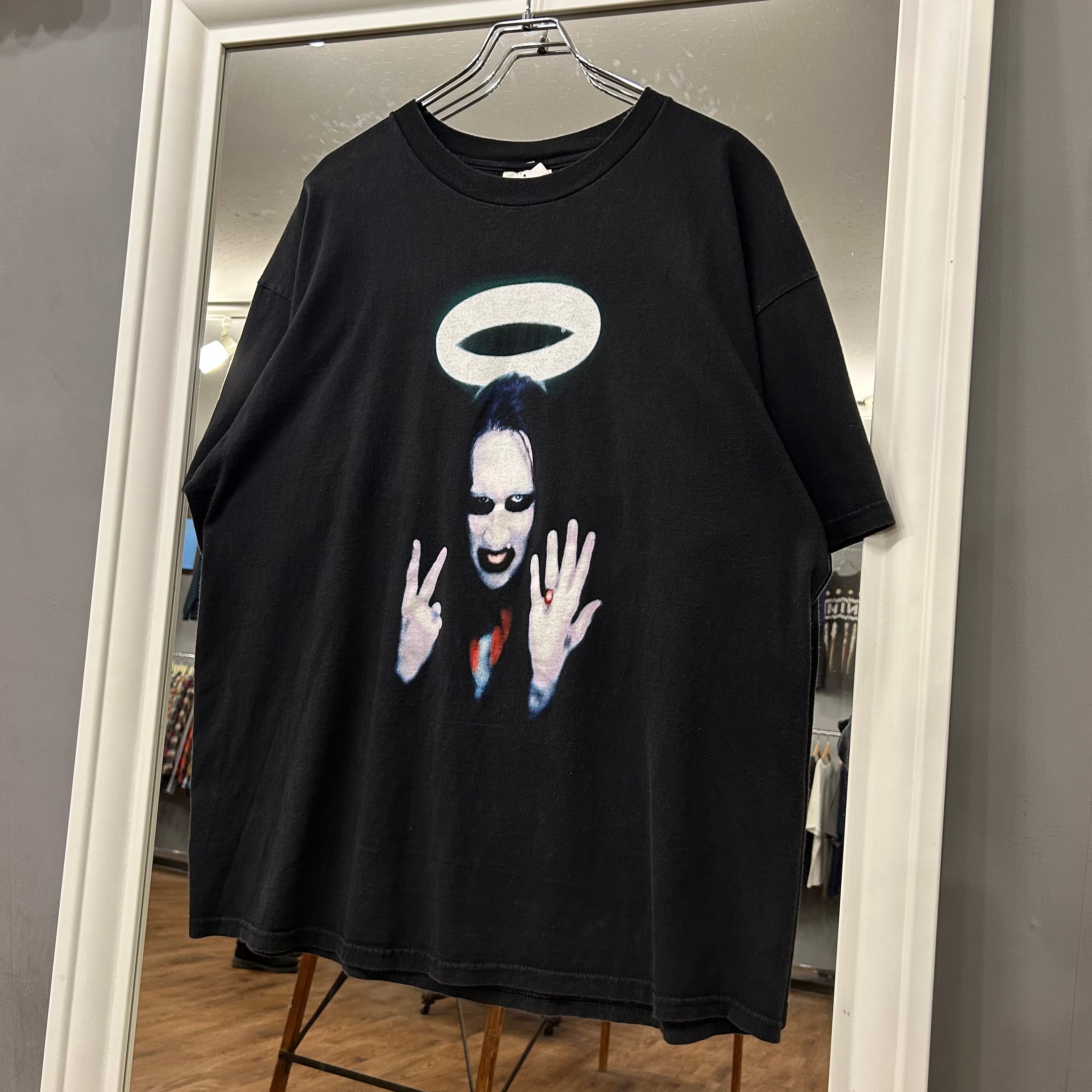 最優良個体】90's Marilyn Manson Tee “BIGGER THAN SATAN” | spike osu