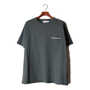 1 pocket Loose Tee -blue gray <LSD-AI3T5>