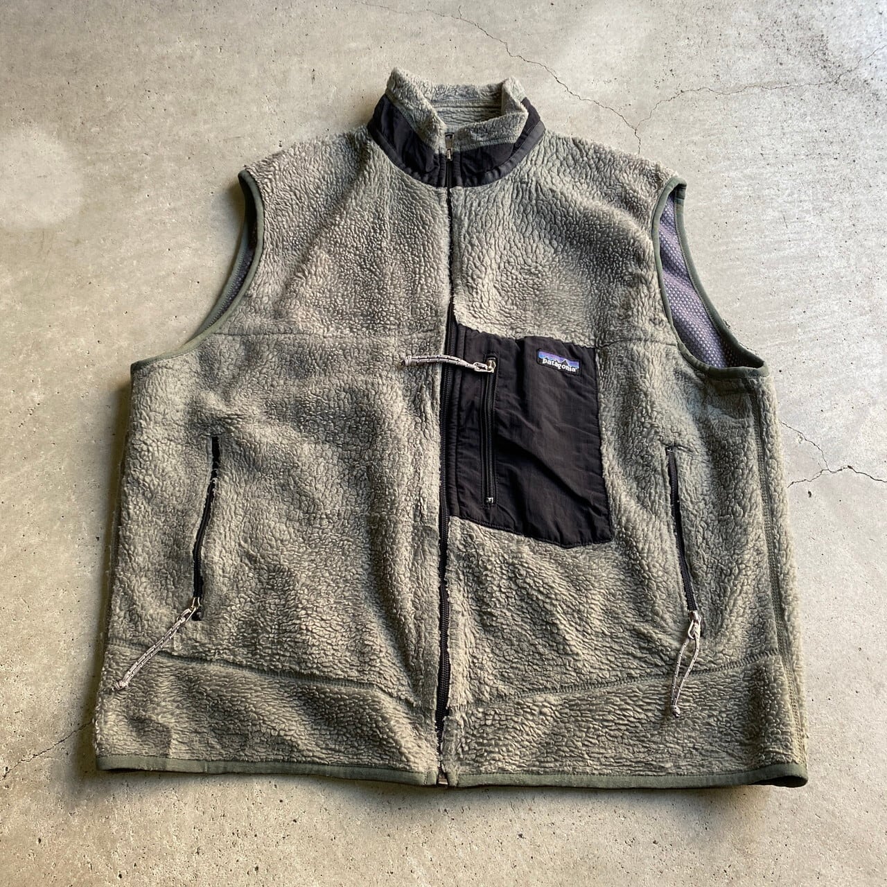 90年代 USA製 patagonia パタゴニア レトロX フリースベスト メンズXL 