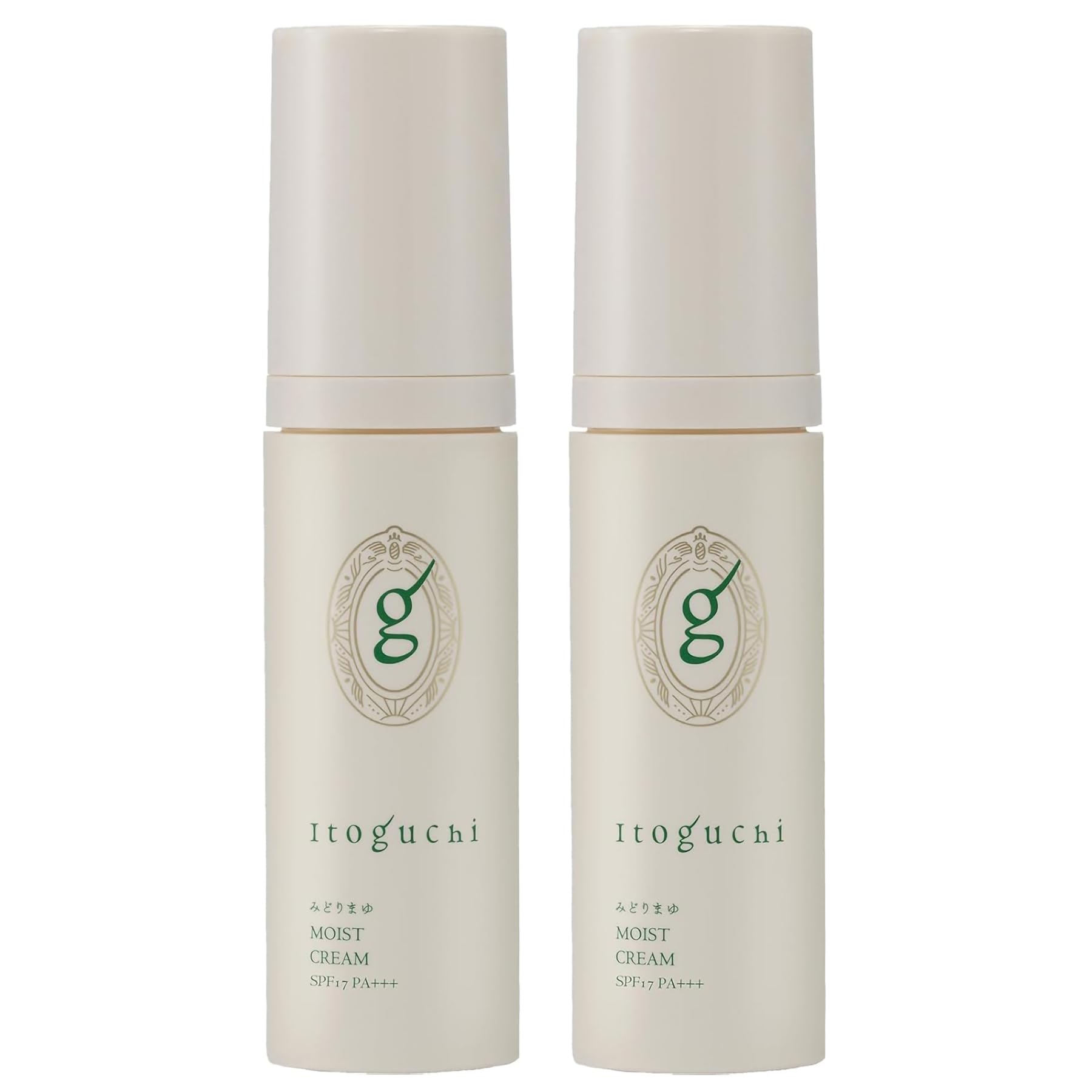 【特価処分】Itoguchi (イトグチ) みどりまゆ モイストクリーム シルクの力だけでUVカット フェイスクリーム 40g×2