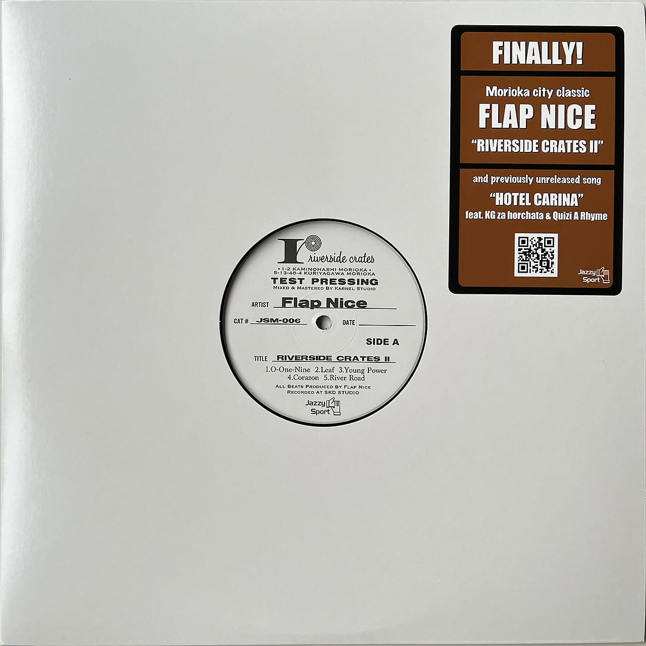 【12"】Flap Nice - "Riverside Crates II"