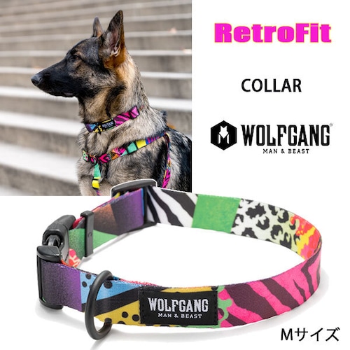 RetroFit COLLAR Mサイズ 首輪 WOLFGANG ウルフギャング アメリカ 中型犬